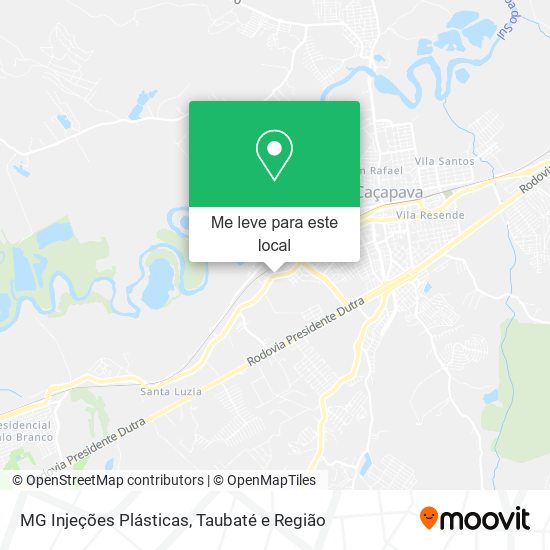 MG Injeções Plásticas mapa