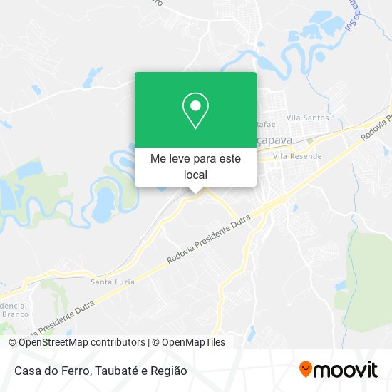 Casa do Ferro mapa
