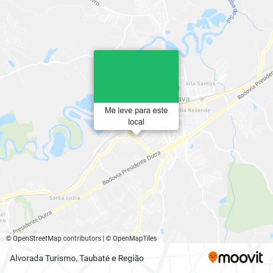Alvorada Turismo mapa