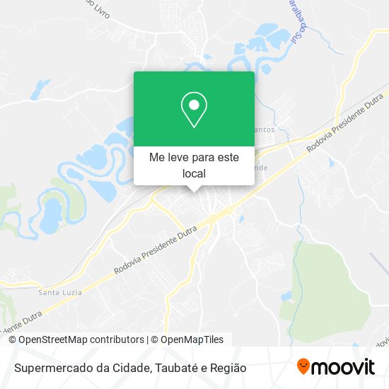 Supermercado da Cidade mapa