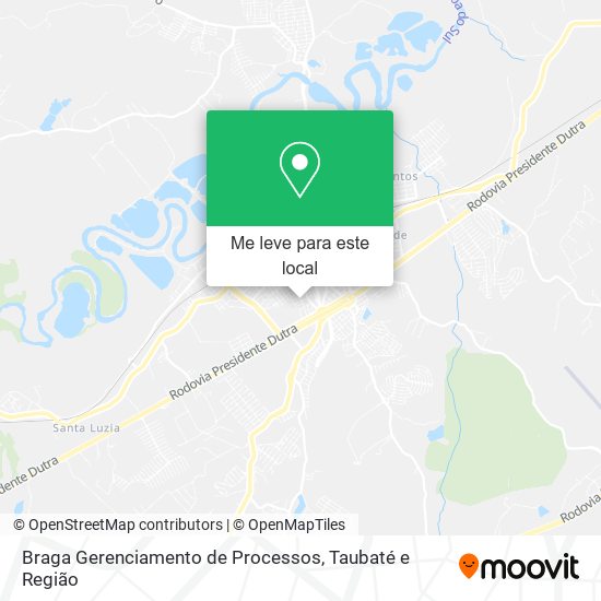 Braga Gerenciamento de Processos mapa