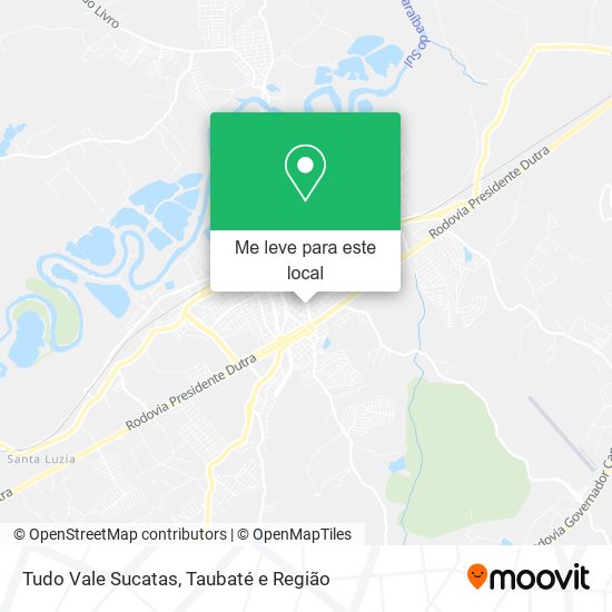 Tudo Vale Sucatas mapa