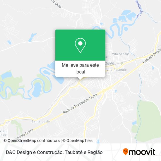 D&C Design e Construção mapa