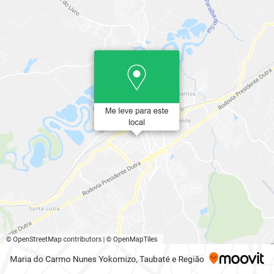 Maria do Carmo Nunes Yokomizo mapa