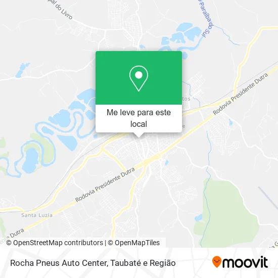 Rocha Pneus Auto Center mapa