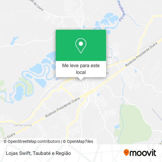 Lojas Swift mapa