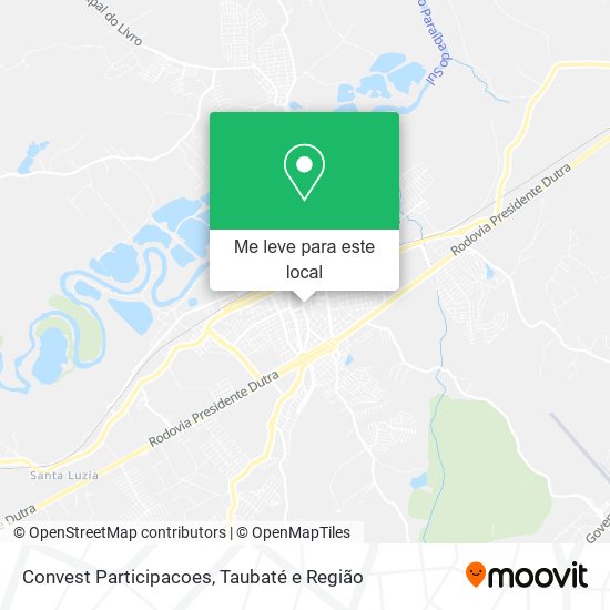 Convest Participacoes mapa