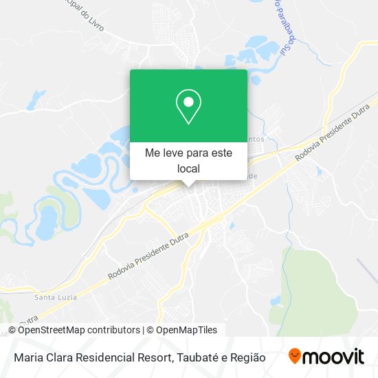 Maria Clara Residencial Resort mapa