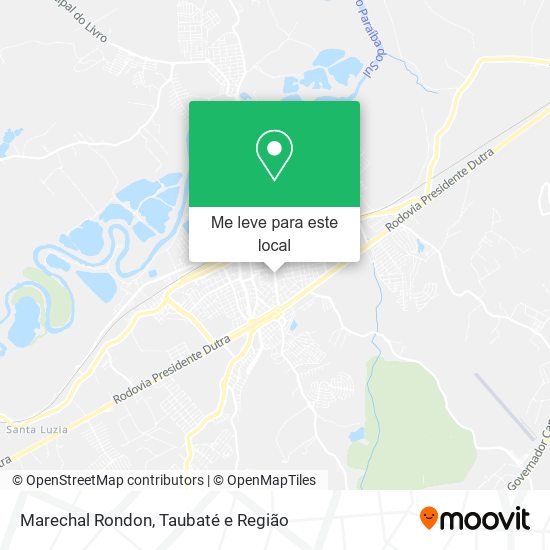 Marechal Rondon mapa