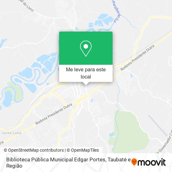Biblioteca Pública Municipal Edgar Portes mapa