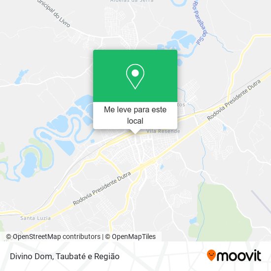Divino Dom mapa