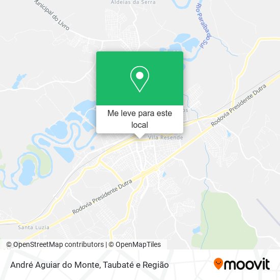 André Aguiar do Monte mapa