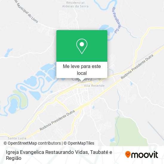 Igreja Evangelica Restaurando Vidas mapa