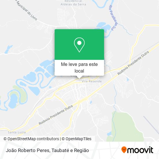 João Roberto Peres mapa