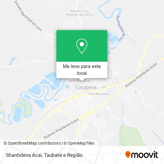 Shantideva Acai mapa