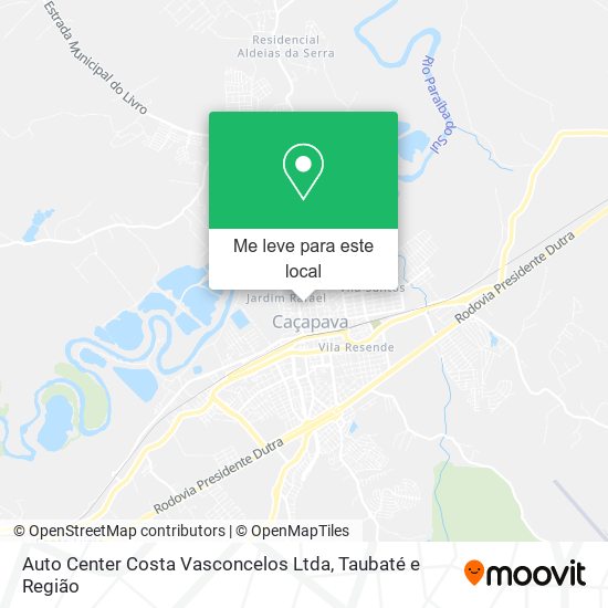 Auto Center Costa Vasconcelos Ltda mapa