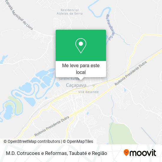 M.D. Cotrucoes e Reformas mapa