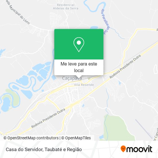 Casa do Servidor mapa