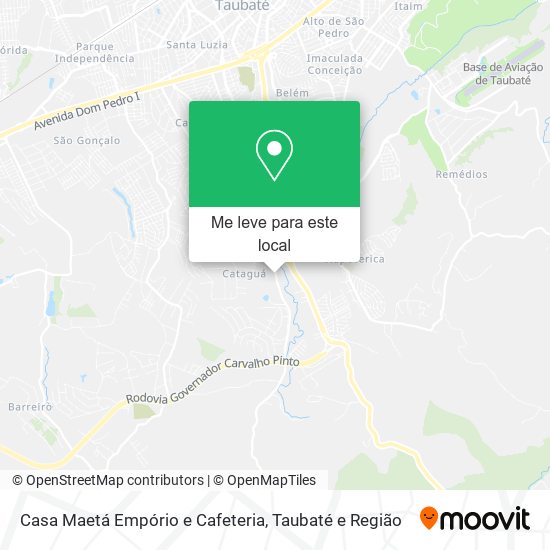 Casa Maetá Empório e Cafeteria mapa