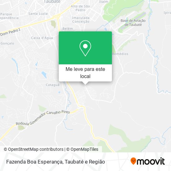 Fazenda Boa Esperança mapa