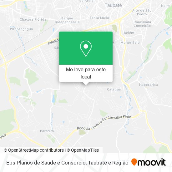 Ebs Planos de Saude e Consorcio mapa