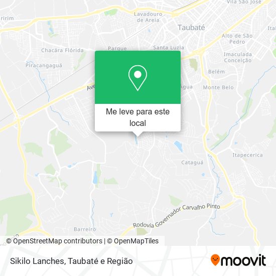 Sikilo Lanches mapa