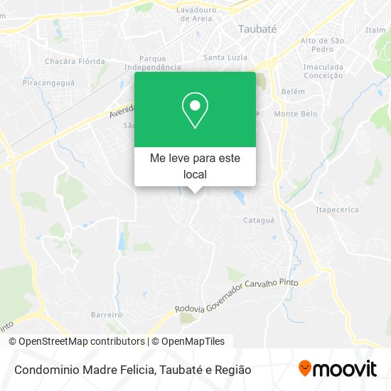 Condominio Madre Felicia mapa