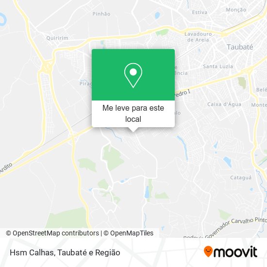 Hsm Calhas mapa