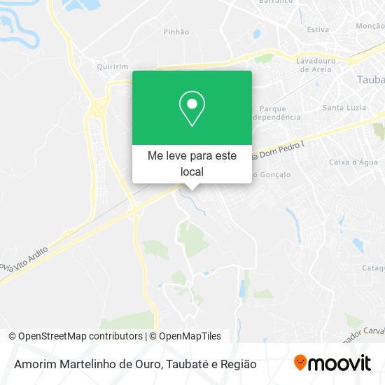 Amorim Martelinho de Ouro mapa