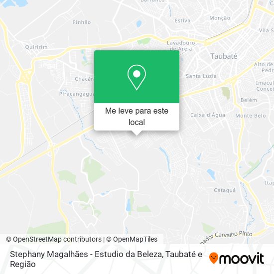 Stephany Magalhães - Estudio da Beleza mapa