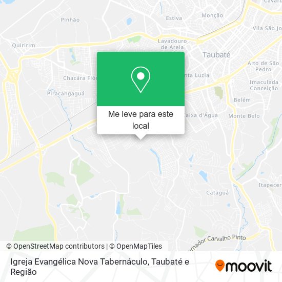 Igreja Evangélica Nova Tabernáculo mapa