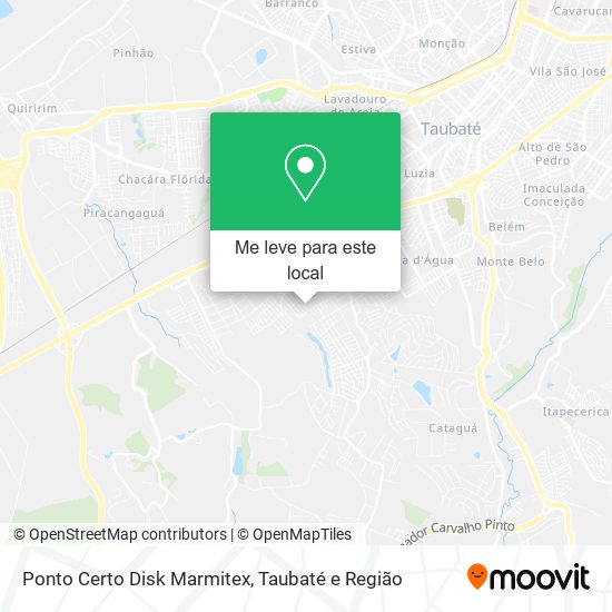 Ponto Certo Disk Marmitex mapa