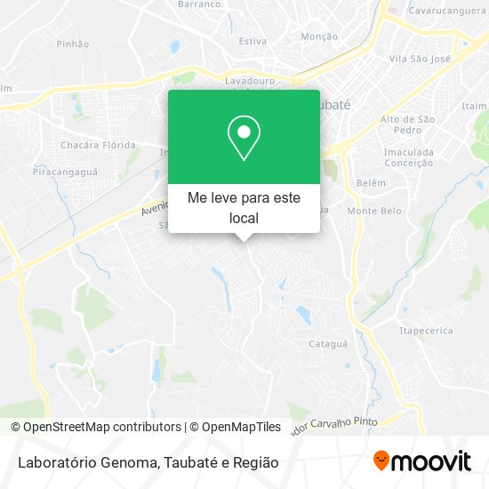 Laboratório Genoma mapa