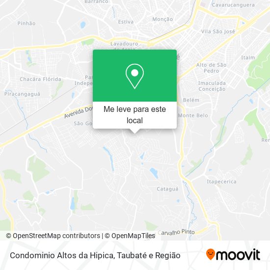 Condominio Altos da Hipica mapa