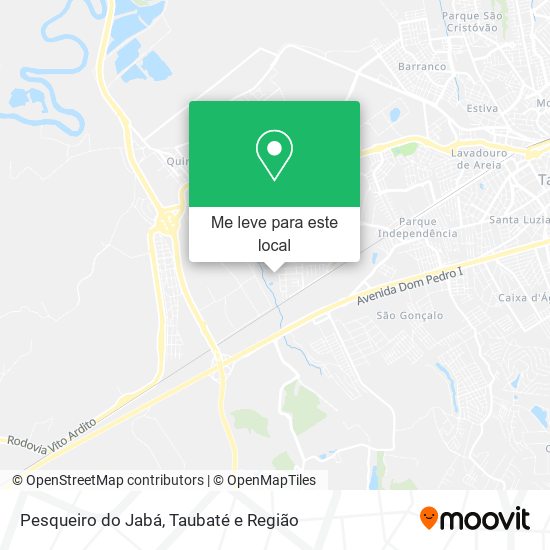 Pesqueiro do Jabá mapa