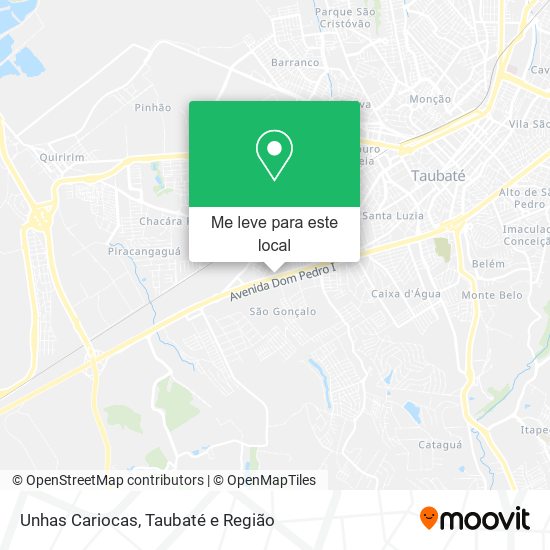 Unhas Cariocas mapa