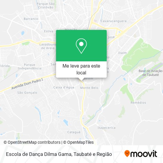 Escola de Dança Dilma Gama mapa