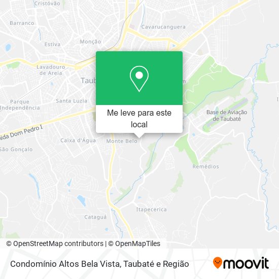 Condomínio Altos Bela Vista mapa