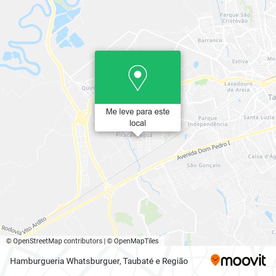 Hamburgueria Whatsburguer mapa