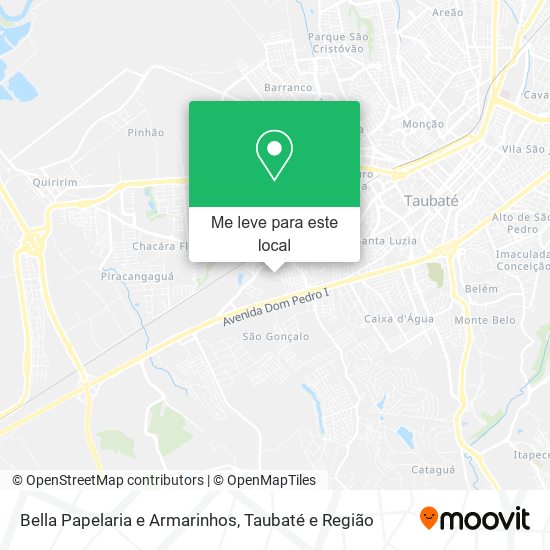 Bella Papelaria e Armarinhos mapa
