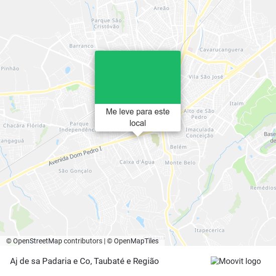 Aj de sa Padaria e Co mapa