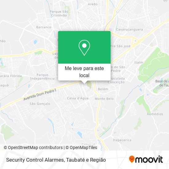 Security Control Alarmes mapa