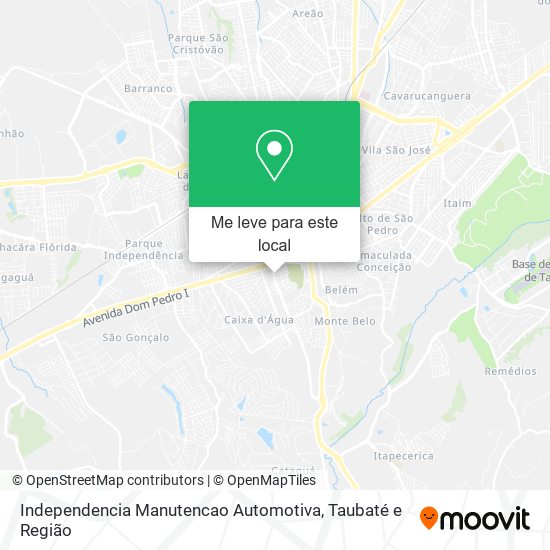 Independencia Manutencao Automotiva mapa