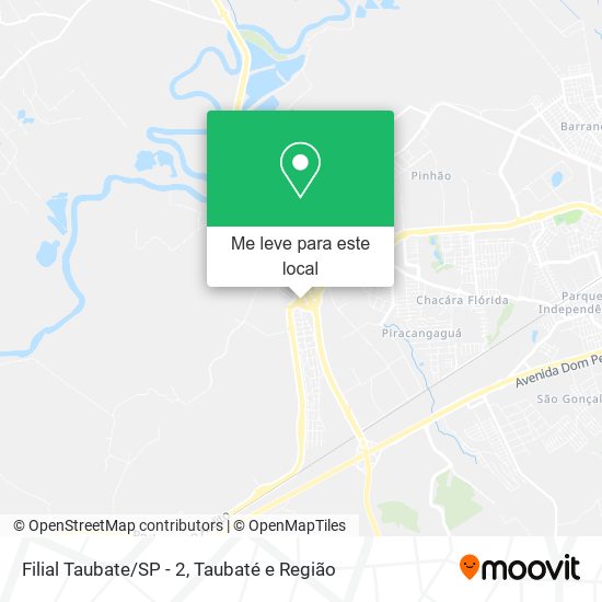 Filial Taubate/SP - 2 mapa