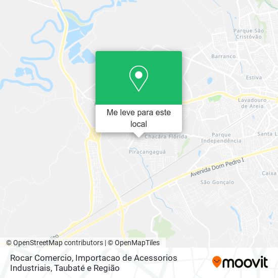 Rocar Comercio, Importacao de Acessorios Industriais mapa