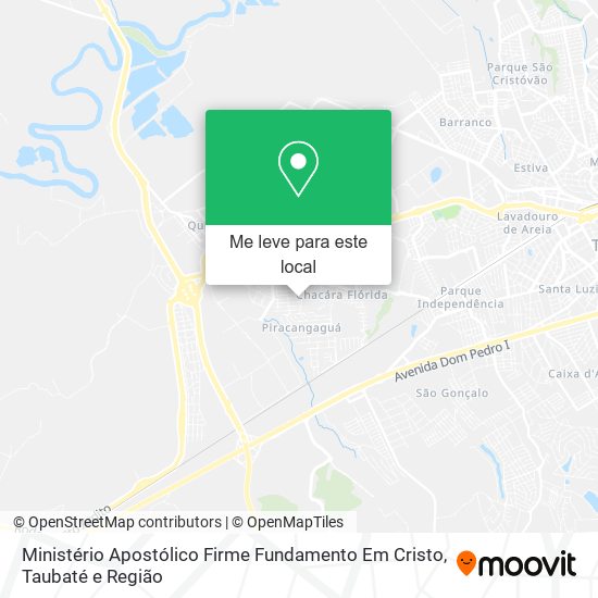 Ministério Apostólico Firme Fundamento Em Cristo mapa