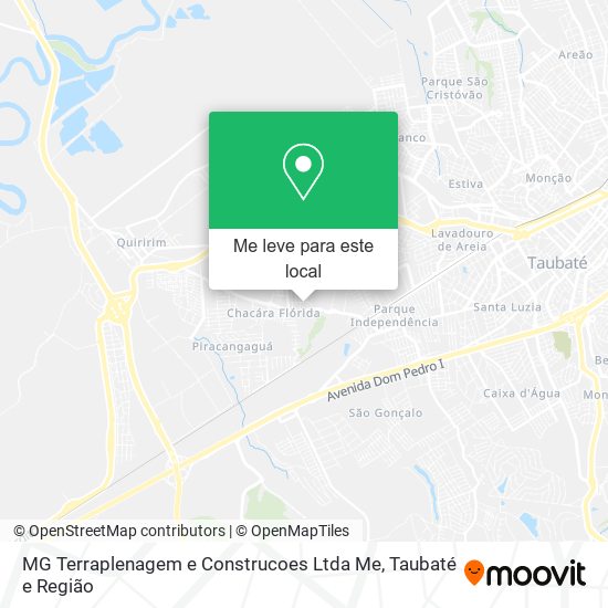 MG Terraplenagem e Construcoes Ltda Me mapa