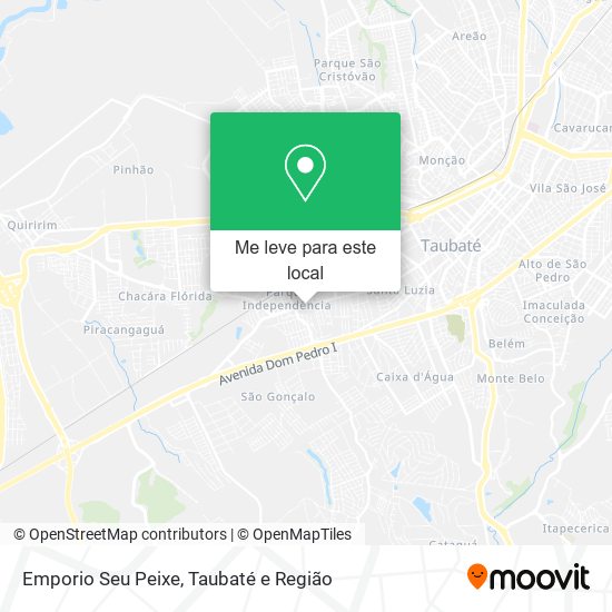 Emporio Seu Peixe mapa