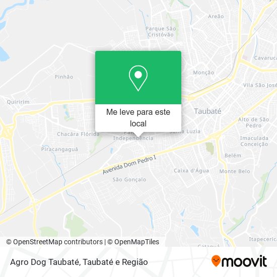 Agro Dog Taubaté mapa