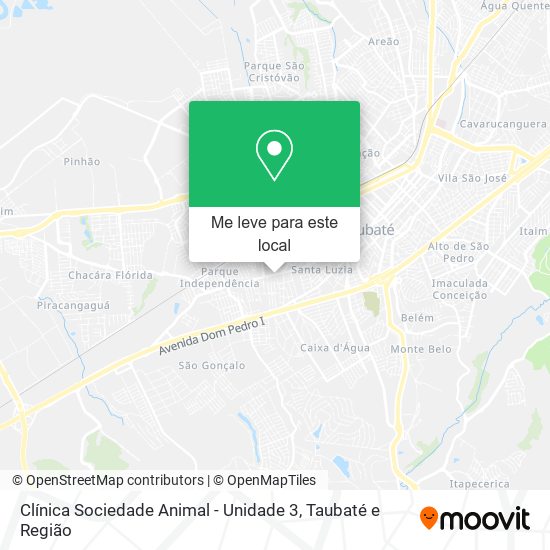 Clínica Sociedade Animal - Unidade 3 mapa